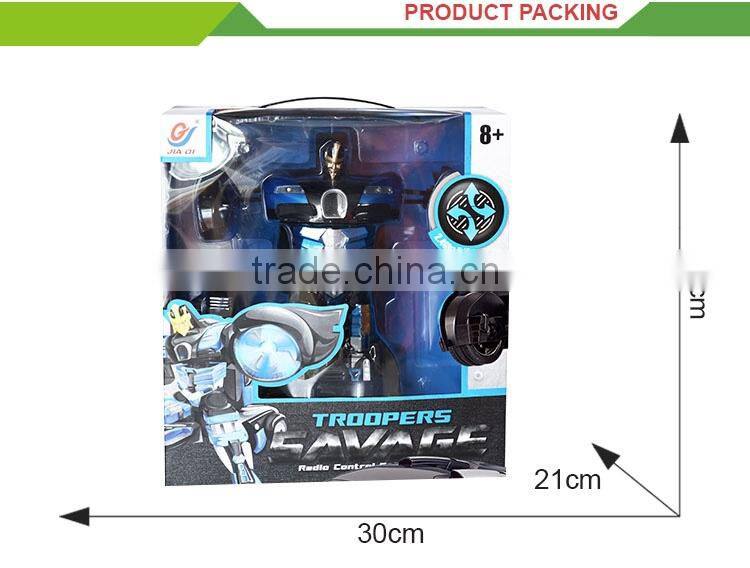 New design 2.4G remote control deformation robot kit