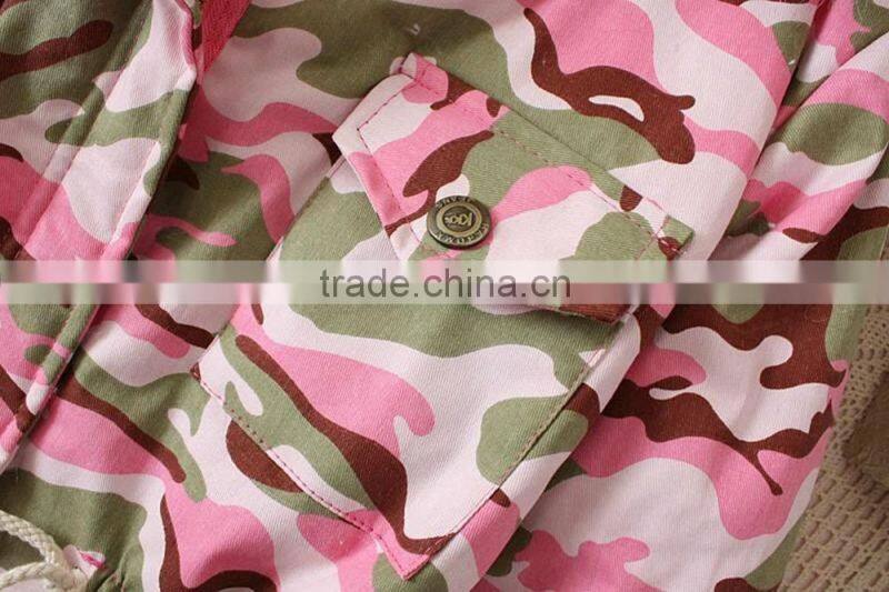 Women's Thicken Camouflage Fleece Faux Fur Warm Winter Coat Hooded Parka Overcoat Jacket