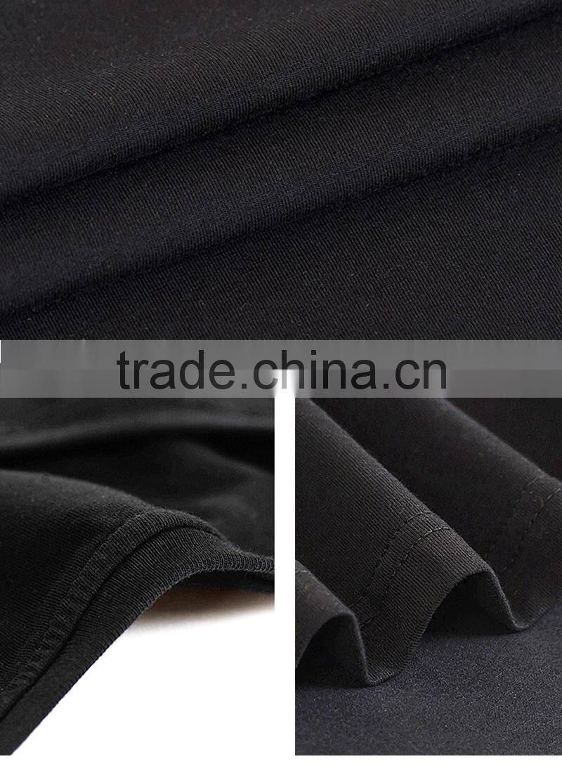 custom wholesale cheap tshirt black and white fashion printing tshirt for men