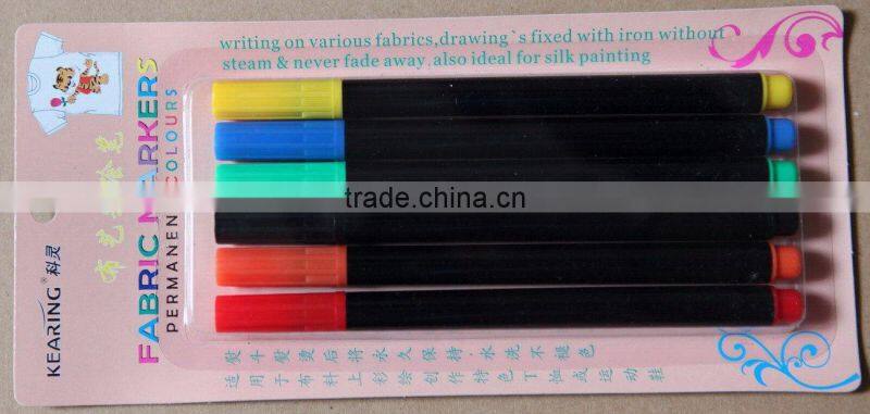 Kearing brand permanent t-shirt marker with 1.0mm fiber tip used for long time DIY drawing