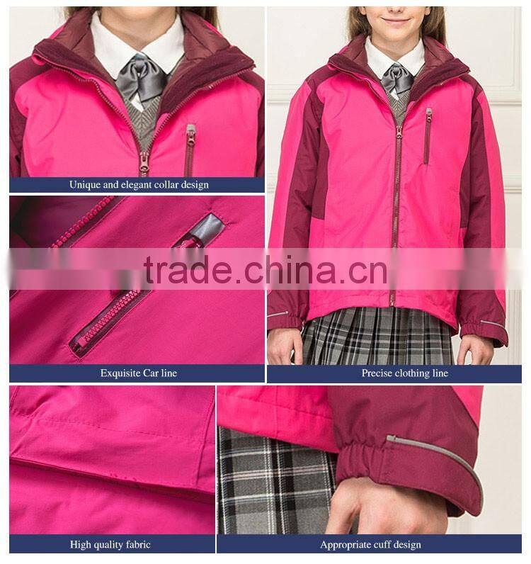 New Design Uniform For Student Zipper School Sport Jacket