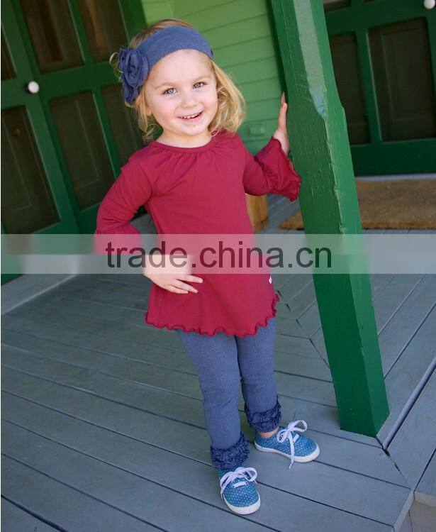 Wholesale kid summer boutique baby clothes girl children fashion new model baby pants leggings