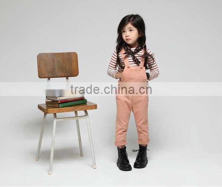 100%cotton children suspender trousers 2-12 years latest designs