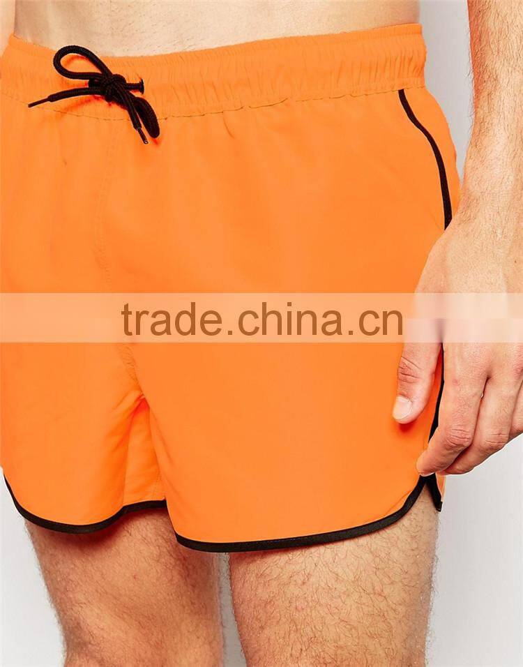 Mens runner swim shorts in short length swimwear shorts men