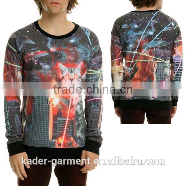 Alibaba China Apparel All over Sublimation Sweatshirt