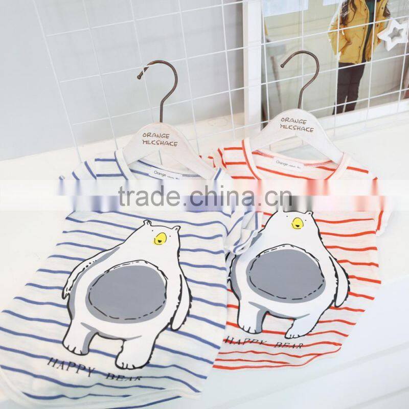 print patterns of girls t shirts 2017 hot sells children's clothing