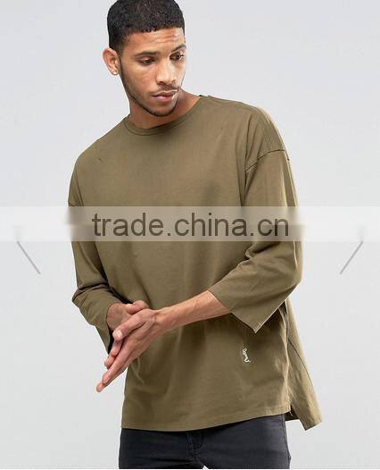 2016 fashion men tee t shirt men embroidery technique custom t-shirt