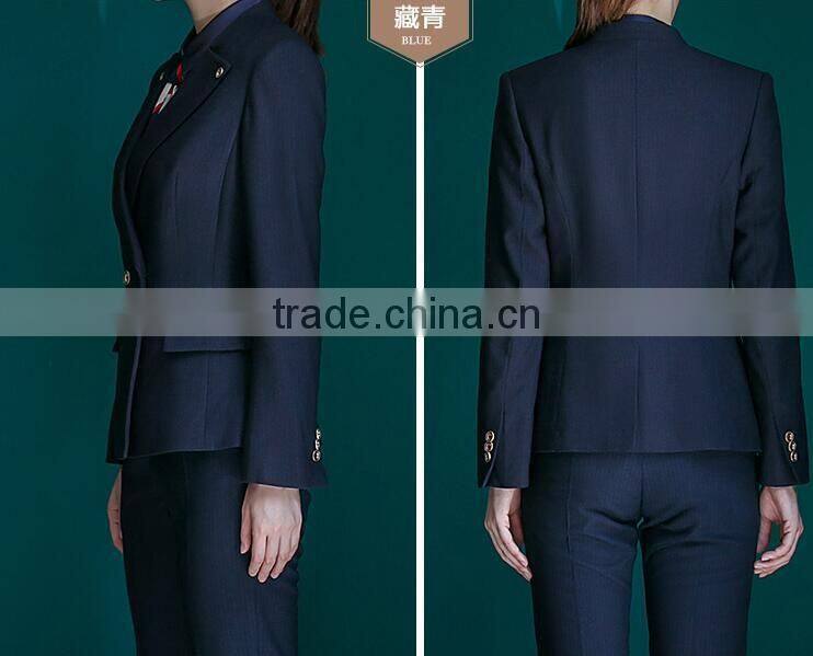 custom female uniform blouse elegant women pants women's suit jackets women training suit