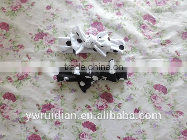 baby girl elastic fabric headband kids braid cross dot hairband flower knot solid craft children boutique headband