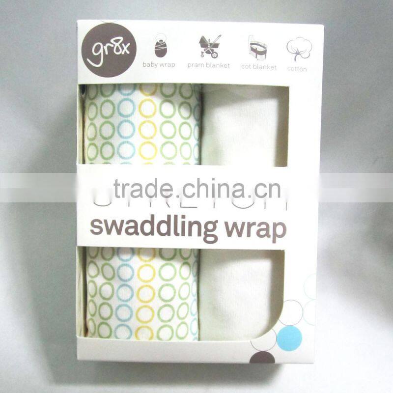 New born baby 2pcs blanket set baby cotton blanket offset print baby muslin blanket baby hooded blanket