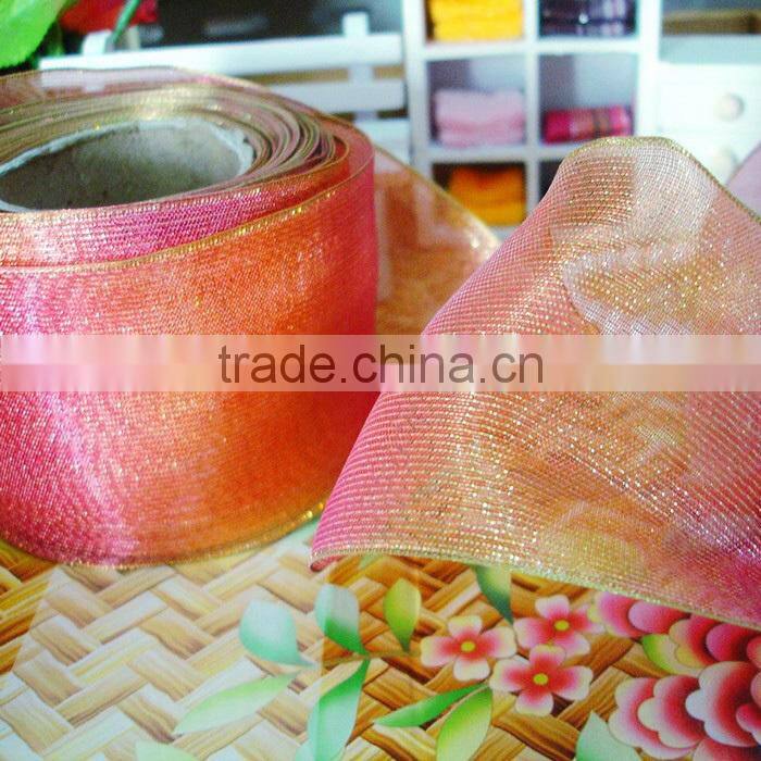 red organza ribbon