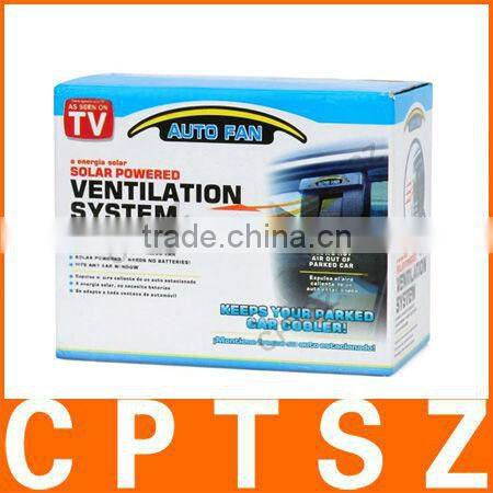 Solar Powered Car Auto Air Vent Cooling Fan