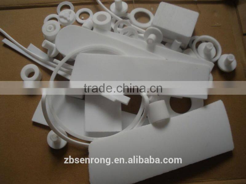 white PTFE scraps