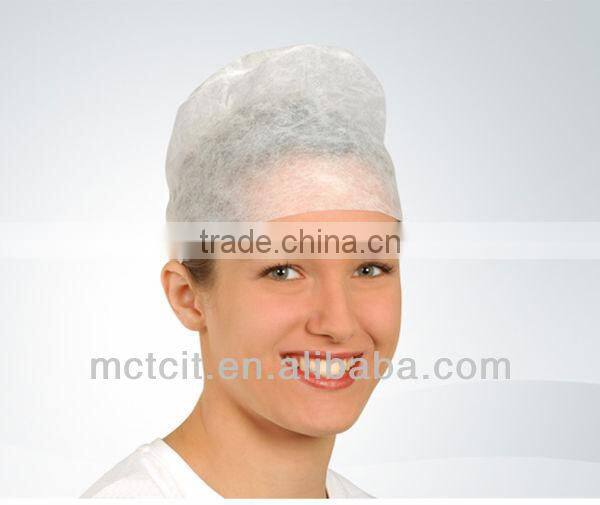 Convenient & soft wear hats/ disposable paper chef cap