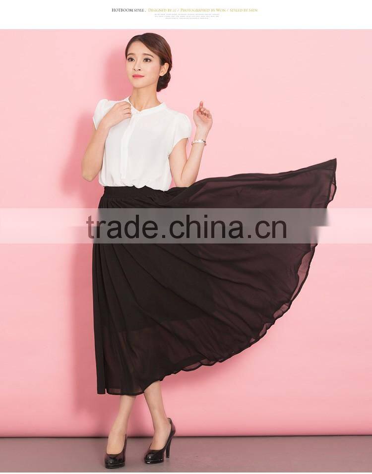 Pictures Of Ladies Long Pleated Chiffon Skirts Long Maxi Skirts For Women