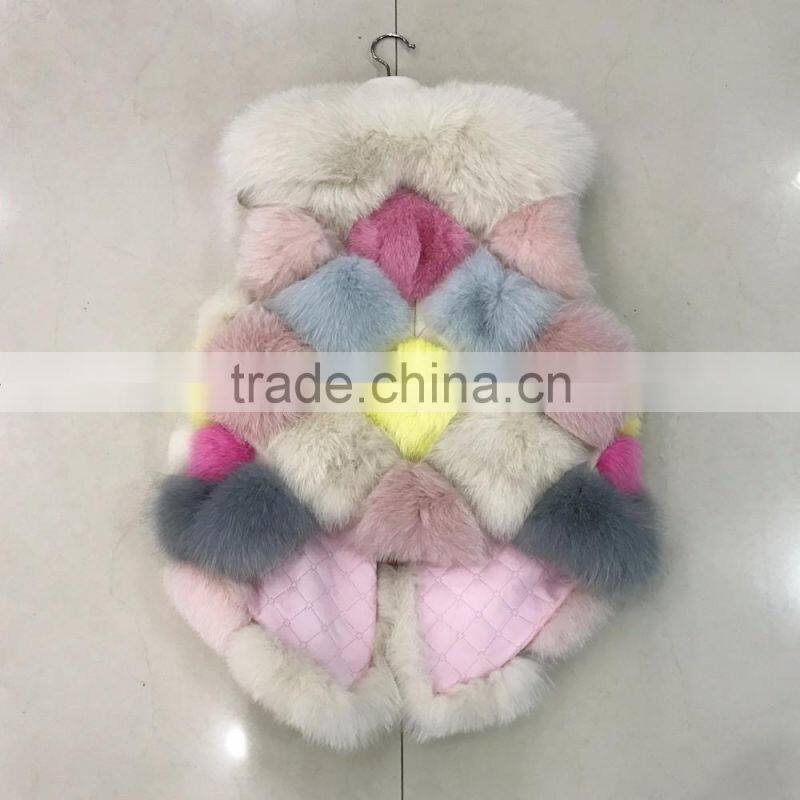 SJ043 Newest Design Colorful Top Quality Fox Apparel Gilets
