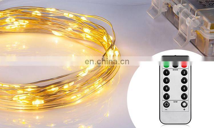 Wedding Decoration Battery Operated ON/OFF Waterproof LED Underwater String Lights