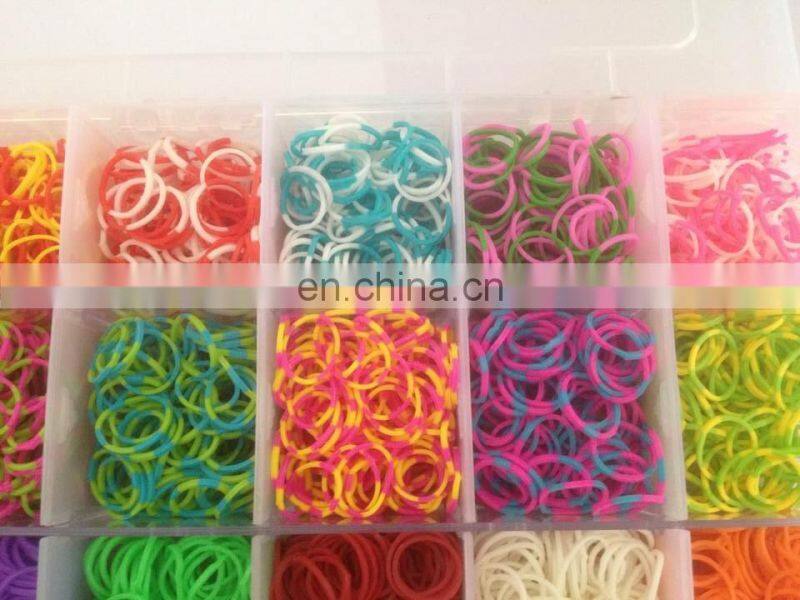 Plastic Organizer Case Rubber Bands Kit