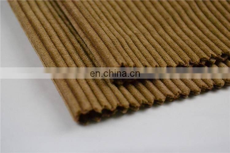colorful nylon polyester wale warp knitted corduroy and corduroy upholstery fabric