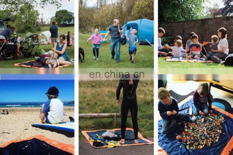 Large Capacity Outdoor Waterproof Quick Storage Bag Picnic Mat