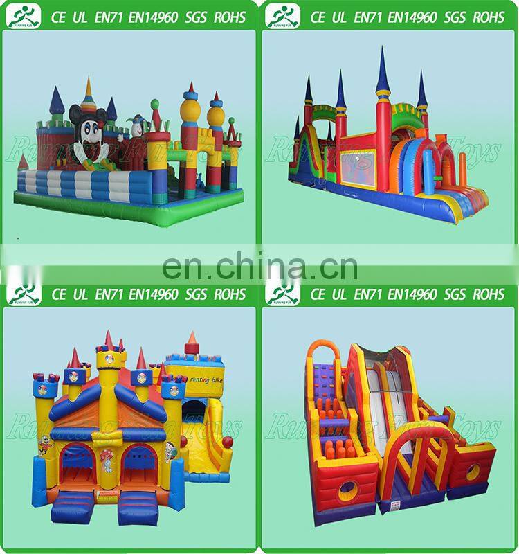 2015 high quality cars inflatable combo, inflatable castle slide for sale, inflatable bouncy house