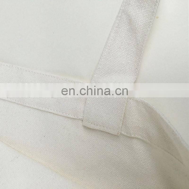 Hot popular white tote bag with customized logo wholesale