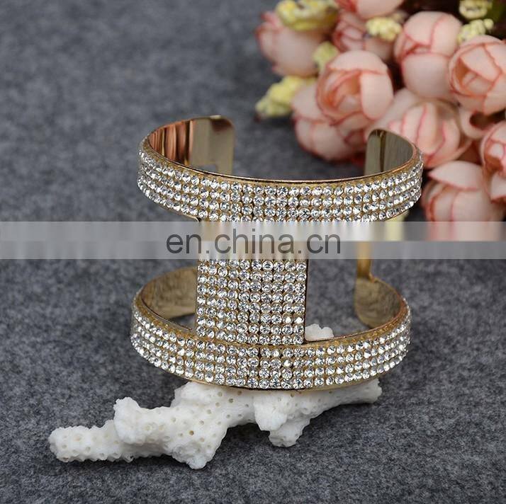 Newest design bangle shinny bangle Rose gold bangle with shell bracelet