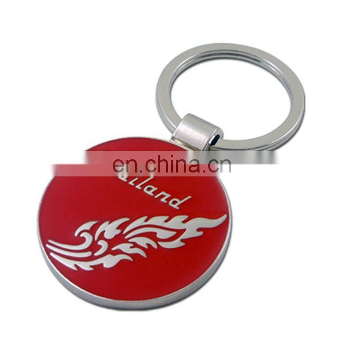 Super Quality Cities Metal Number Rings Keyrings Keychain For Key For Customize