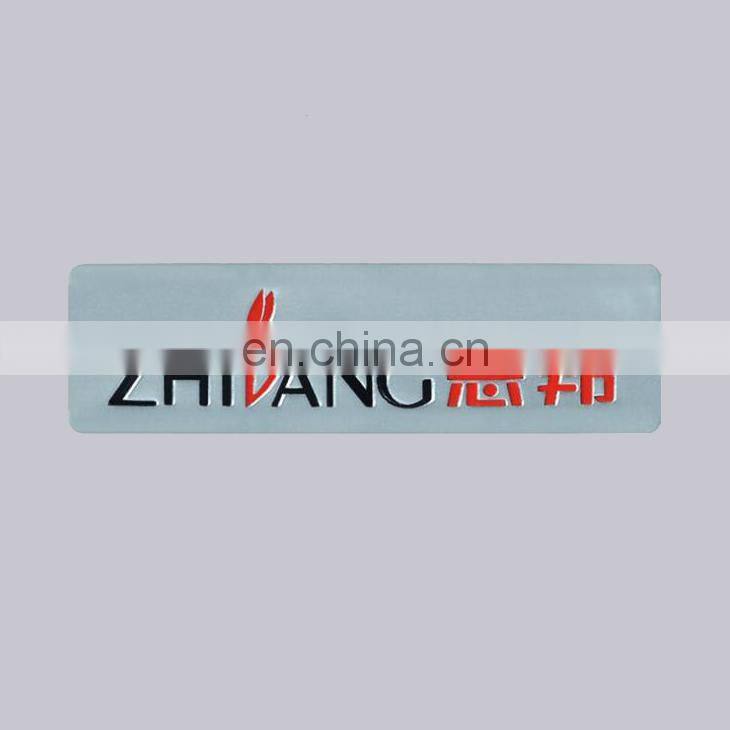 Top Quality Silk Screen Printed Custom Carved Metal Aluminum Decorative Button Nameplate With Self Adhesive