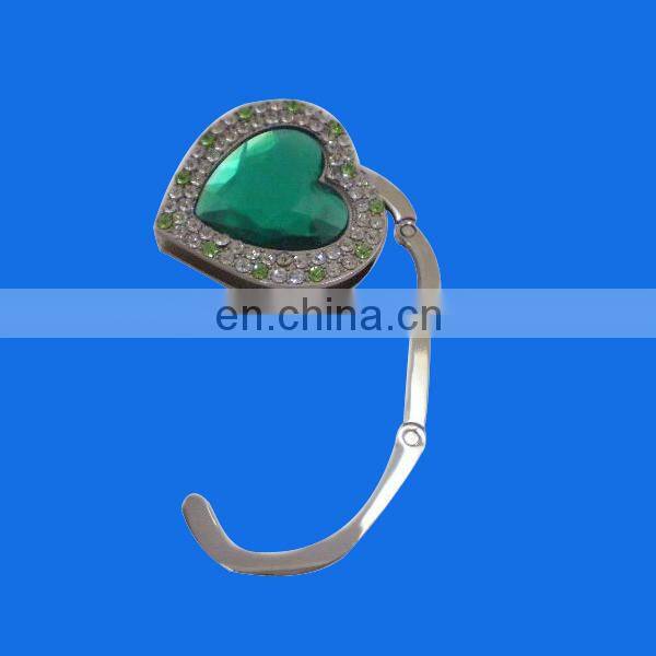 custom foldable school bag hanger with stones