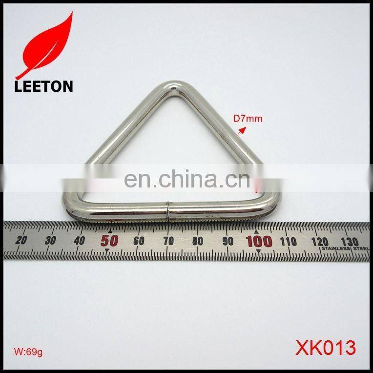 Factory supply Durable metal triangle buckle for bags