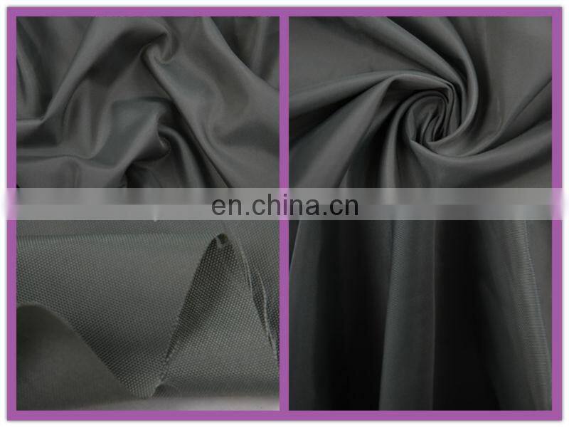 drapery waterproof pu coated 210d nylon oxford fabric