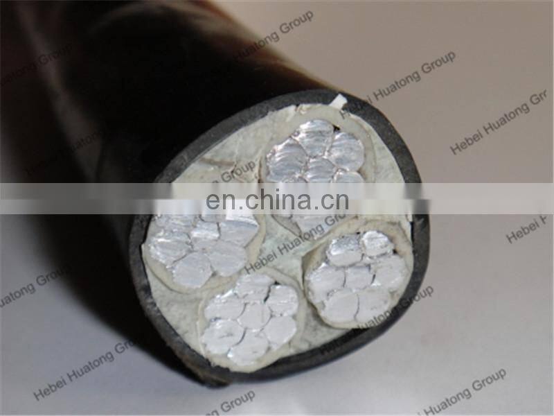 Low Voltage PVC Insulated 4x16 mm2 aluminum cables
