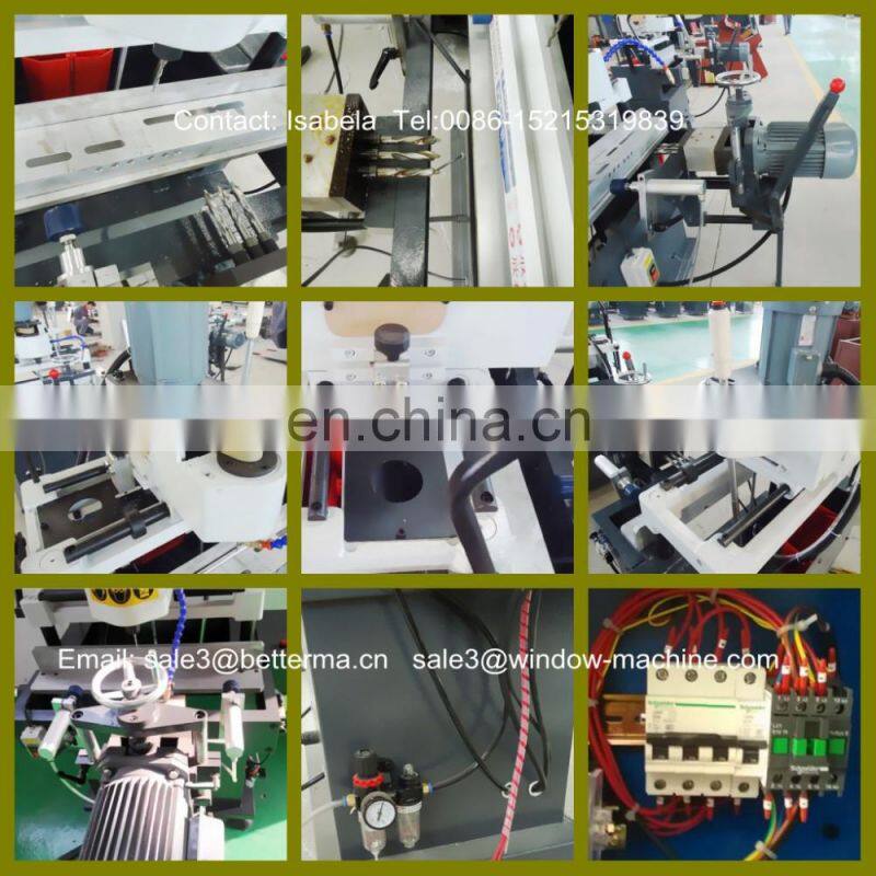 PVC door window lock hole drilling machine for UPVC window door making