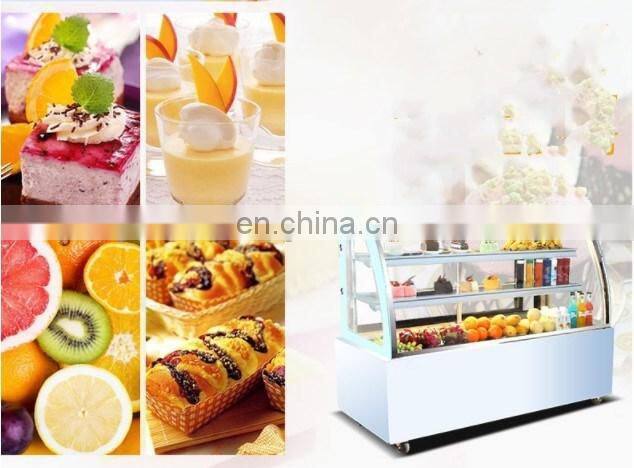 Open front cooler display cabinet/Supermarket Bakery Cake Display Cabinet Showcase Refrigerator/Refrigerated display cabinet