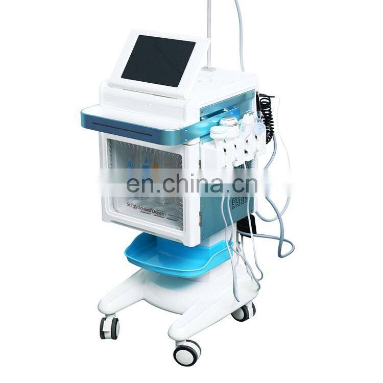 A-W02X Hydro beauty machine 6 in 1 microdermabrasion facial aqua cleaning machine