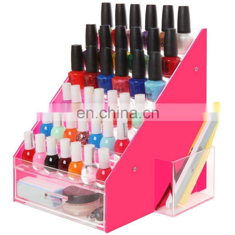 Metal Big Size Nail Polish Display Organizer Wall Rack Hold