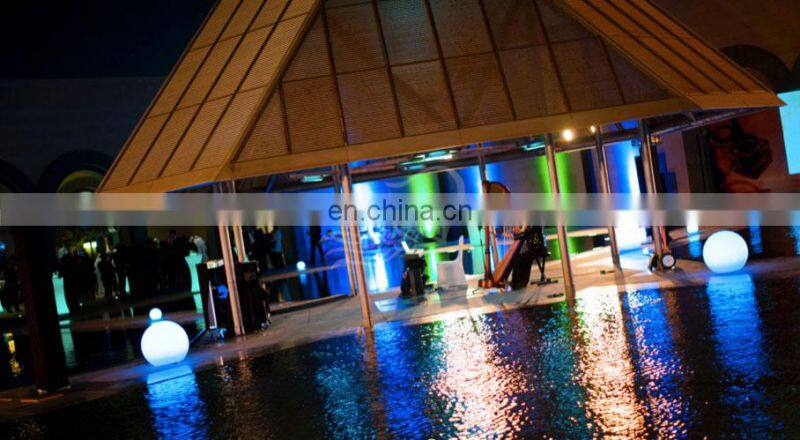 outdoor Waterproof rechargeable 16 colors changed remote control LED lighting sphere ball