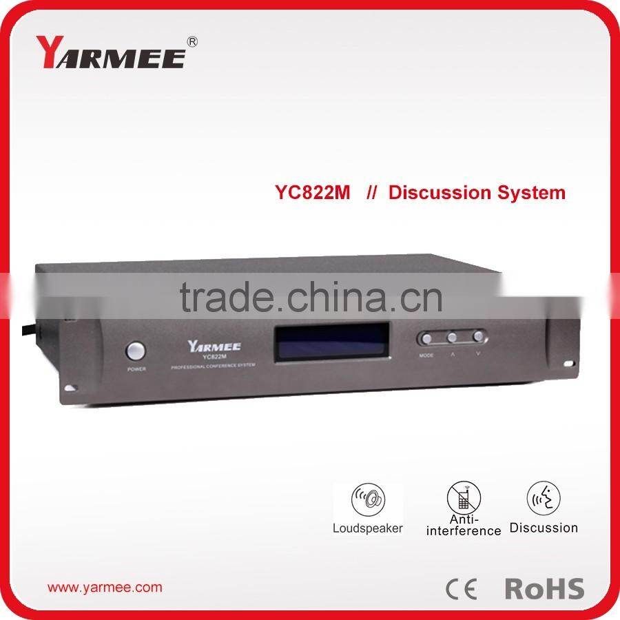 Sliver color microphone call system for conference rooms