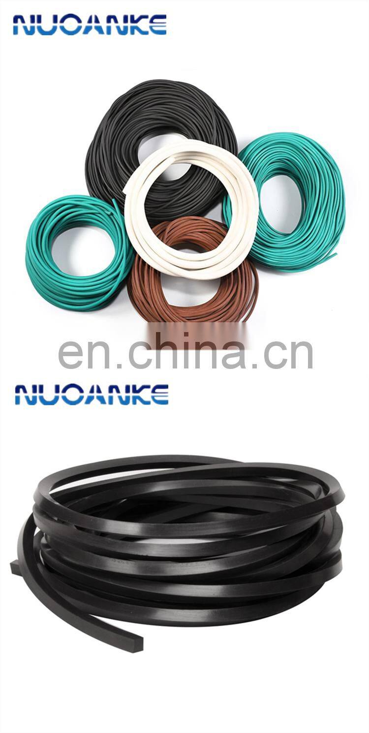 China Export O-Ring Cord Black Rubber O Ring Cord High Quality NBR FKM EPDM VMQ O Ring Cord With Best Price