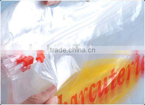 small plastic bag with zipper lock