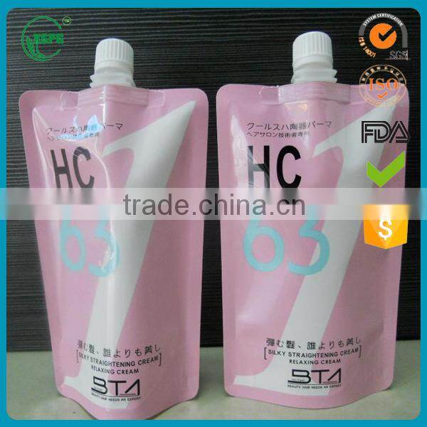 China manufacturer mask stand up pouch for liquid packing