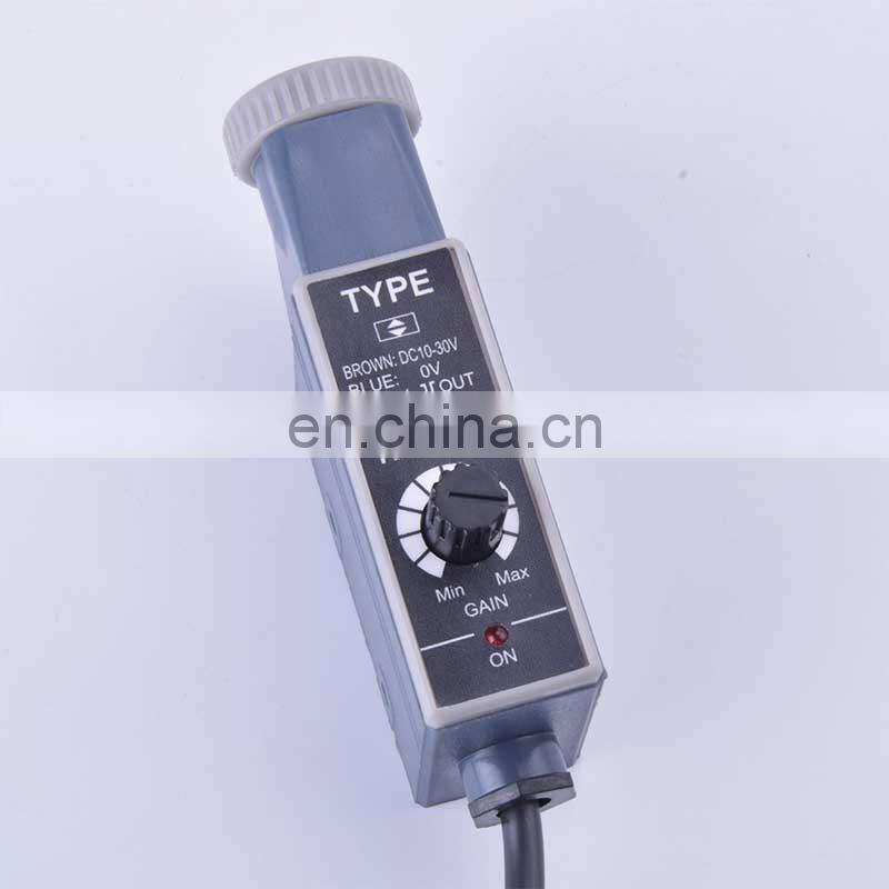 KS-C2 series NPN color sensor switch KS-C2G KS-C2W KS-C2R KS-C2B KS-C2RG KS-C2WG KS-C2GB, 10-30VDC NPN PNP Color mark sensor