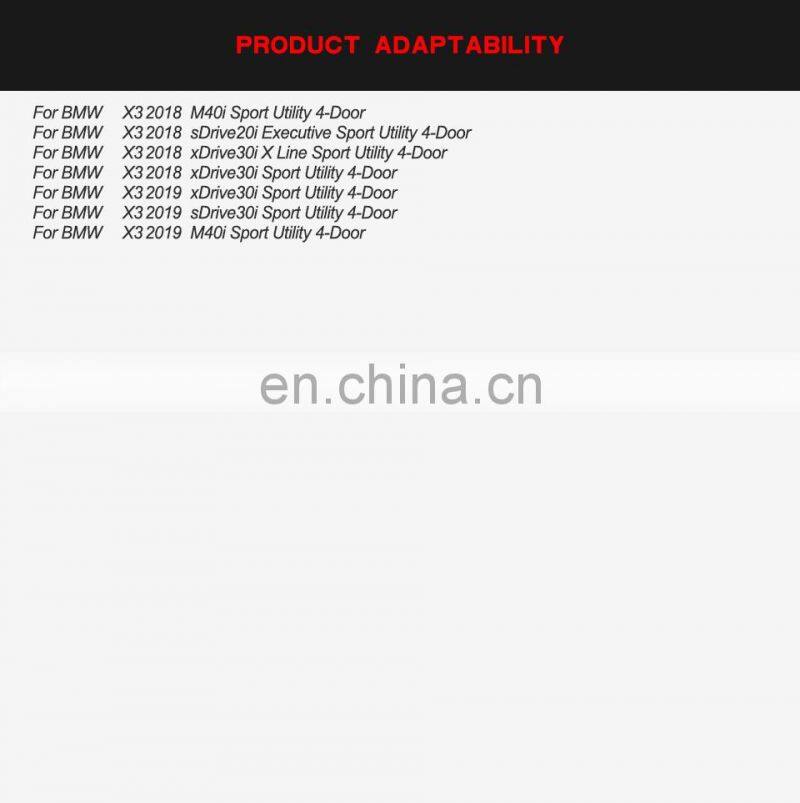 Carbon Fiber Rear Roof Spoiler for BMW X3 G01 xDrive20i xDrive30i M40i Sport Utility 4-Door 2018-2019