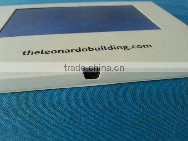 2.4inch mini video business card,video name card,business invitation card,name video card