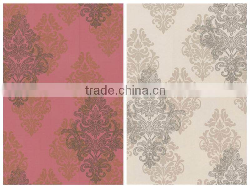 big flower pvc wallpaper