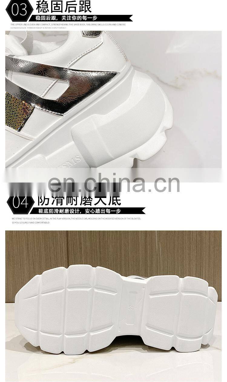 Factory direct sale Christmas high-top thick-soled luxury fashion all-match trend custom leather shoes breathable sneakers