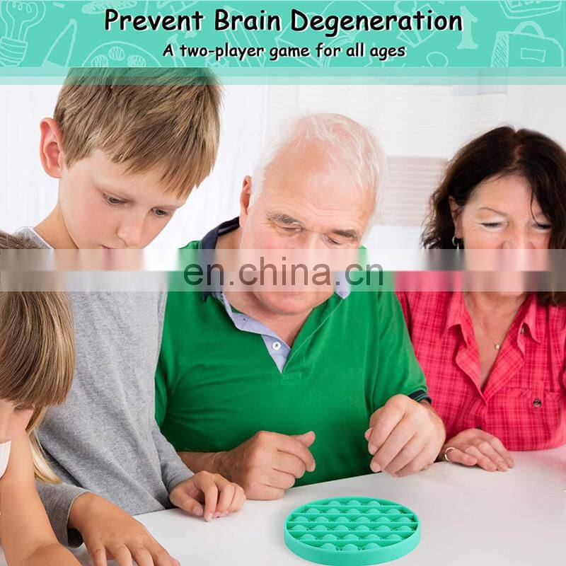 special autism bubble large square baby bubble squishy simple sensory dimple fidget toys with alphabet