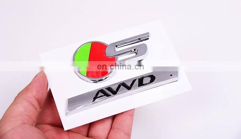 For Jaguar XF XE XJL F-PACE AWD S Type Fender Rear Lid Truck Boot Emblem Badge Sticker Car Accessory