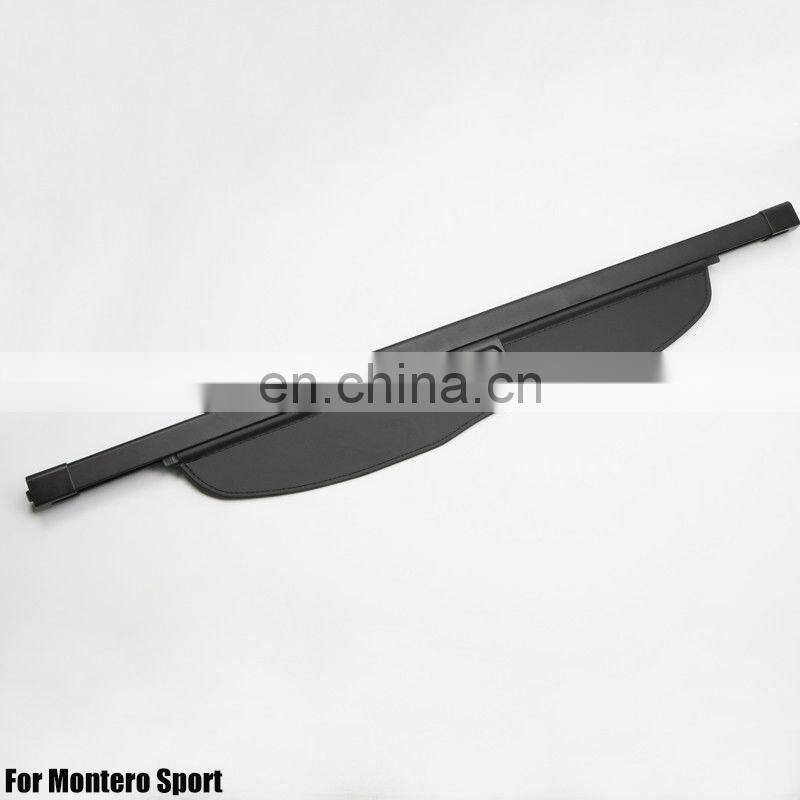 Black Trunk Shade Rear Cargo Cover for Montero Sport Nativa 2012-2015 Tonneau Cover
